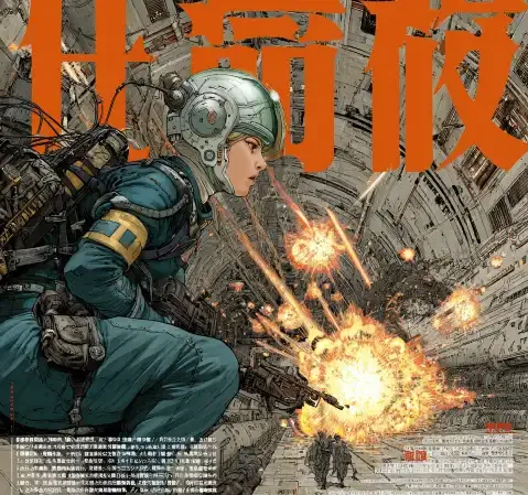 奇幻冒险题材漫画作品封面示意